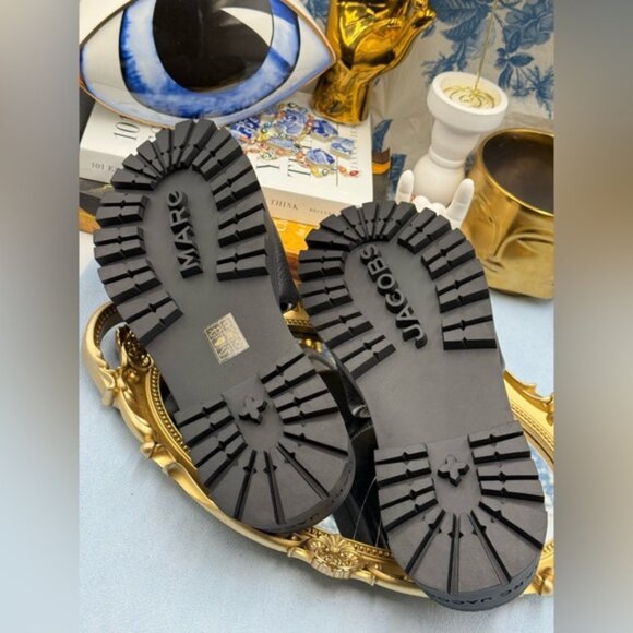 🆕 MARC JACOBS 🧿 NWOB The Lug Sole Slide, Black Leather - Sz 39 US 9 - Picture 13 of 13